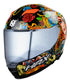 CASCO FORCE VALKYERI GRIS NARANJA BRILLA